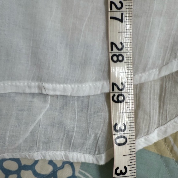 Aerie Cotton Blouse Eyelet XXL New with Tags Beach Coverup - Picture 7 of 8